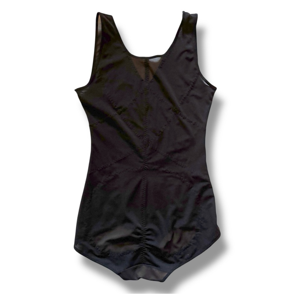 NWOT Black Mesh V-Neck Tummy Control Body Shaper Bodysuit - Plus Size 2XL - Picture 13 of 16